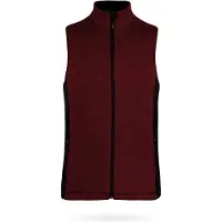 Normani Gilet de sport 'Kashechewan' bordeaux / noir