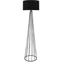 Lux.pro Lampadaire 'Neath' 1 x E27 noir / anthracite