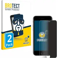BROTECT Film anti-regards Anti-Spy Privacy Film de protection contre la lumière bleue (Apple iPhone 8), Téléphone portable : film de protection, Bleu