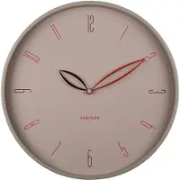 Karlsson - Horloge murale Petals - Gris - Ø40cm
