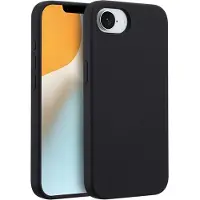 Accezz Coque Liquid Silicone avec MagSafe Apple iPhone 17e / 16e - Noir