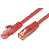 Wirewin Cordon de raccordement : UTP 0.5m rouge (U/UTP, CAT6, 0.50 m)