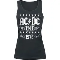 AC/DC Top de - T.N.T. 1975 - S - XXL - pour Femme - noir - Taille XL
