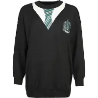 Harry Potter Pull tricoté de - Serpentard - S - L - pour Femme - noir - Taille M