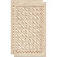 vidaXL Portes d'armoires en treillis 2 pcs 59,5x99 cm pin massif