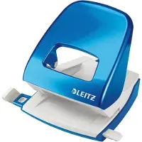 Leitz Perforateur 5008 Wow , métallique-bleu