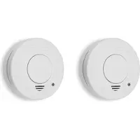 Smartwares Détecteur de fumée 2 pcs. 10x10x3,5 cm blanc