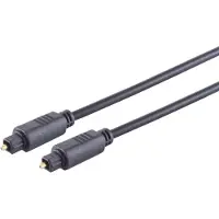 Shiverpeaks S/CONN maximum connectivity Câble à fibre optique 4,0mm, Toslink mâle vers Toslink mâle, 0,5m (0.50 m, Câble Toslink)