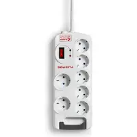 Salicru Protection contre les surtensions SPS SAFE 5+ - CA 250 V - 5 connecteurs de sortie - 1.5 m
