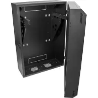 StarTech.com Startech Rack serveur vertical 8U - Baie de brassage à montage mural - Armoire informatique - Coffret réseau - Profondeur de 76,2 cm - Armoire de rack - montable sur mur - noir - 8U