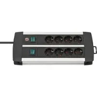 Brennenstuhl Premium alu 2x4 avec interrupteur. 3m -
