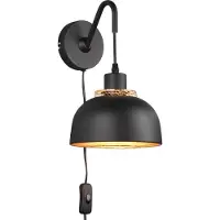 TRIO Applique murale noire Punch