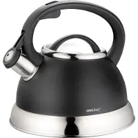 King Hoff KITCHEN WITH WHISTLE 2,4L KH-1224, Bouilloire électrique, Noir
