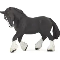 Papo Figurine Étalon Shire - Noir