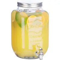 Relaxdays Getränkespender, Distributeur de boissons, Transparent