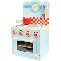 Le Toy Van Honeybake Herd & Ofen Set blau