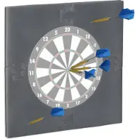 Relaxdays Dartboard-Surround gris