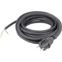 As Schwabe 70556 Câble d'alimentation noir 3.00 m (3 m), Câble d'alimentation, Noir