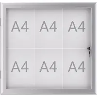 MAUL Vitrine d'affichage MAULexcite 6 x A4 (A4)