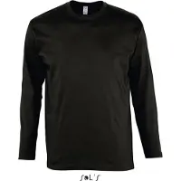 Sols Tee-Shirt Homme Col Rond MONARCH Noir profond - Sol's 11420 - Taille 5XL