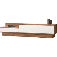 Skye Decor , Barko, table de télévision, pin atlantique, 100 % PANNEAUX ESPAGNOLS MELAMINÉS, 160 x 35 x 35 cm
