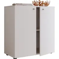 Hioshop Commode en bois Sideboard Highboard Armoire Vandol 1 portes battantes Commode en bois Sideboard Highboard Armoire Vandol 1 portes battantes