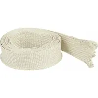 DeLOCK Geflechtschlauch aus Nomex Fasern 2 m x 25 mm weiß -