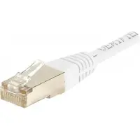 Exertis Connect Cordon patch rj 45 sstp CAT 6 blanc - 0,70 m