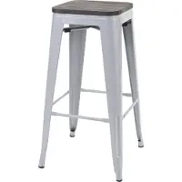 MCW Tabouret de bar -A73 Métal empilable