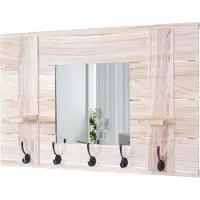 MCW Portemanteau mural -C89 avec miroir