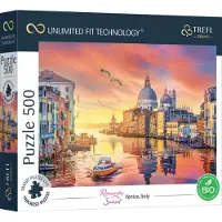 Trefl Puzzle UFT Coucher de soleil romantique : Venise, Italie 500 pièces