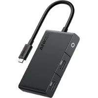 Anker Hub 332 USB-C 5-en-1, HDMI 4K, USB-C 5 Gbps, 2xUSB-A, Power Delivery 100W, Noir