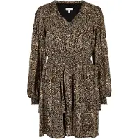 Apricot Robe d’été marron