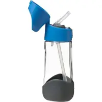 B.Box Bottle with Straw bouteille avec paille Blue Gray 1 pcs