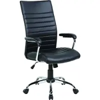 White Label Fauteuil de bureau "Ibiza", noir