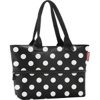 Reisenthel sac shopper Shopper e1 Dots White noir