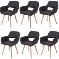 Mendler Chaise de salle à manger -A50 II (lot de 6)