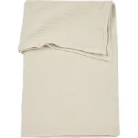 Meyco Baby Uni kinderbettlaken - pre-washed musselin - soft sand - 100x150cm