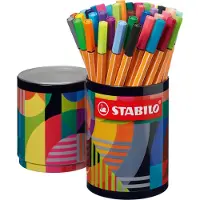 Stabilo point 88 ARTY Boîte en métal de 45 stylos-feutres à pointe fine