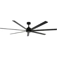 Beacon Lighting Ventilateur de plafond noir Atlanta Ø183cm