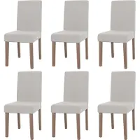MCW Chaise de salle à manger Littau Bouclé (lot de 6)