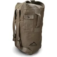 Normani Sac à dos de sport 'Submariner 90' beige foncé / noir