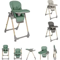 Kikkaboo Olive Highchair Vert Enfants