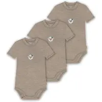 Normani Barboteuse / body beige / blanc