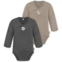 Normani Barboteuse / body 'Kaitaia' beige chiné / anthracite