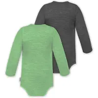 Normani Barboteuse / body 'Auckland' gris / vert / mélange de couleurs