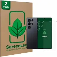 ScreenLeaf Film de protection d'écran, Protection d'écran Écologique, Clear, Anti-Rayures (Samsung Galaxy S25 Ultra), Téléphone portable : film de protection, Transparent