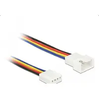 DeLOCK Câble de rallonge pour l'alimentation du ventilateur (70 cm, PWM à 4 broches)