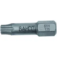 Bahco 1/4´´ Embouts De Couple Extra Dur Pour Vis à Tête Torx 25 Mm