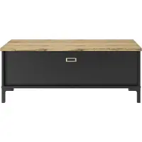 Gami Table basse Manchester | Avec espace de rangement | 109 x 60 x 36 cm | Design Helvezia Oak